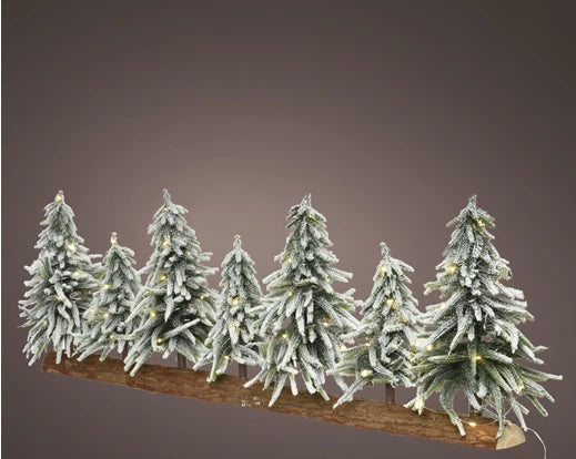 Snowy Table Centrepiece with Micro LED – 105 cm (Indoor Use) - Image 2