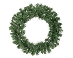 Imperial Wreath 50 cm green PVC, 110 soft tips, indoor/outdoor use – durable decorative wreath by Keans Claremorris