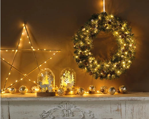 Imperial Wreath 50 cm for indoor/outdoor use, decorative greenery by Keans Claremorris