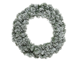 Large snowy Imperial wreath 120cm diameter indoor decoration by Keans Claremorris