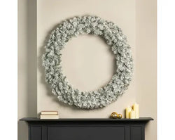 Large Imperial Wreath Snowy  dia120cm