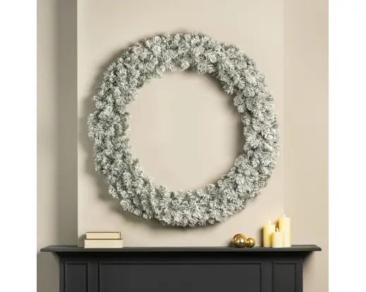 Large Imperial Wreath Snowy  dia120cm - Image 2