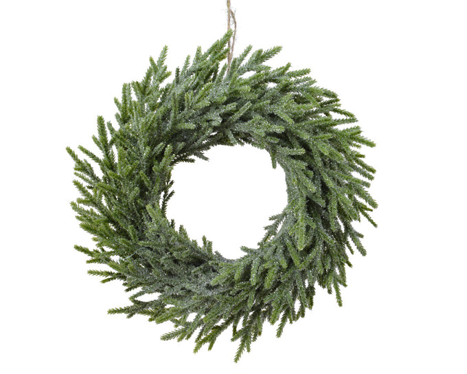 Gnome wreath with glitter, indoor decoration, 42cm diameter, Keans Claremorris store.
