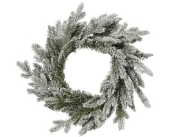 Grandis Wreath Snowy dia80cm