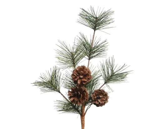 Pinecone Spray – Green 30cm - Image 1