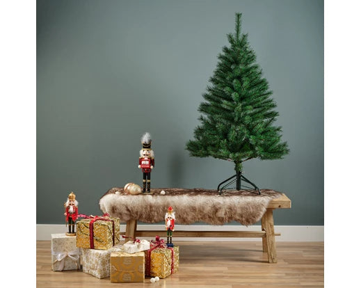 Canada Spruce 5ft Christmas Tree, 150 cm tall, 94 cm wide, artificial holiday tree - Keans Claremorris