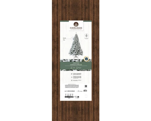 Canada Spruce Frosted Christmas Tree – 180 cm (H), D117 cm - Image 6