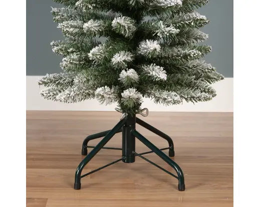 Pencil Pine Snowy Christmas Trees 180cm - Image 2