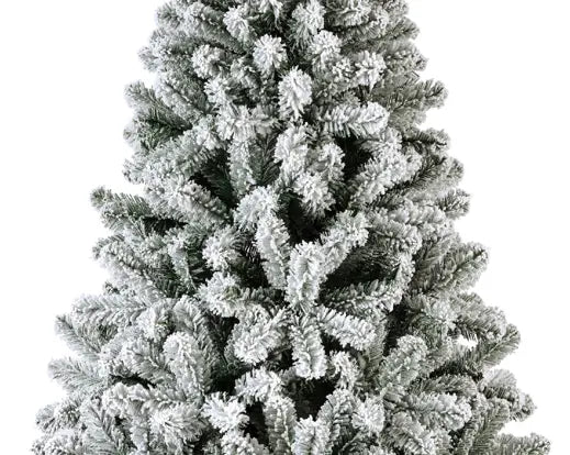 Monarch Snowy Pine Christmas Tree 240cm 8ft with snowy branches, festive decoration - Keans Claremorris