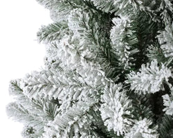 Monarch Snowy Pine Christmas Tree 240cm 8ft with snowy branches, festive decor, available at Keans Claremorris