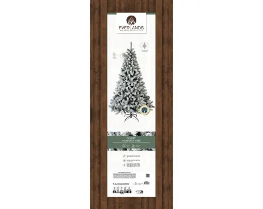 Monarch Snowy Pine Christmas Tree 300cm 10ft with snowy branches, festive decor, available at Keans Claremorris.