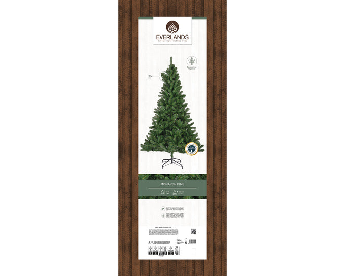Monarch Pine Christmas Tree 300cm tall, realistic artificial tree, perfect holiday decor - Keans Claremorris