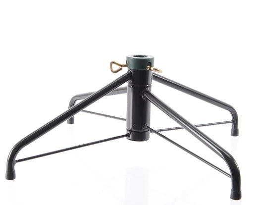 Green metal tree stand 45cm diameter x 16cm height, sturdy base for artificial Christmas trees – Keans Claremorris