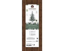 Grandis Fir Snowy Christmas Tree 150 cm (5ft) with snow effect – festive decor by Keans Claremorris