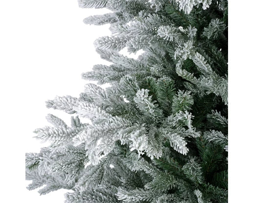 Grandis Fir Snowy Christmas Tree 150cm (5ft) with snowy branches – festive decor from Keans Claremorris