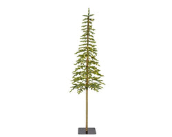 Alpine Fir Prelit 8ft Christmas Tree with 150 warm white LEDs, 8-function twinkle, 447 tips – Keans Claremorris