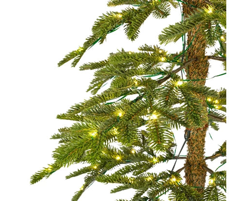 Alpine Fir Prelit 8ft Christmas Tree with warm white lights, perfect holiday decor | Keans Claremorris