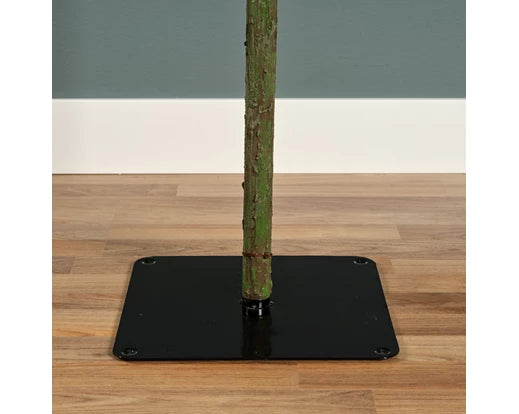 Alpine Fir Prelit Snowy Tree 8ft with white lights, realistic snowy branches – Keans Claremorris holiday decor