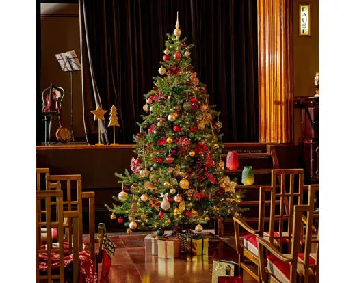 Grandis Fir 2.1 m (7 ft) Micro LED Indoor Christmas Tree – Warm White Lights - Image 2
