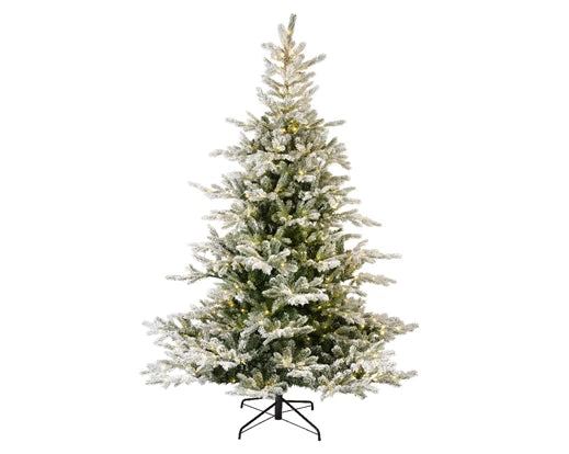 Grandis Fir Snowy Prelit Christmas Tree 7ft - Image 9