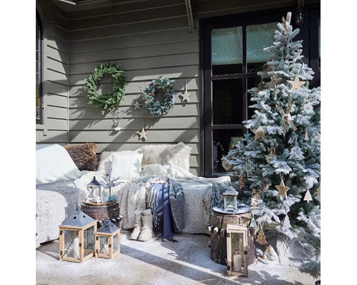 Grandis Fir Snowy Prelit Christmas Tree 7ft - Image 6
