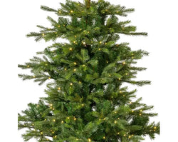 Grandis Fir 2.7m (9ft) Indoor Micro LED Christmas Tree – Green with 800 Warm White Lights