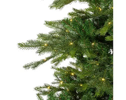 Grandis Fir 2.7m (9ft) Indoor Micro LED Christmas Tree – Green with 800 Warm White Lights