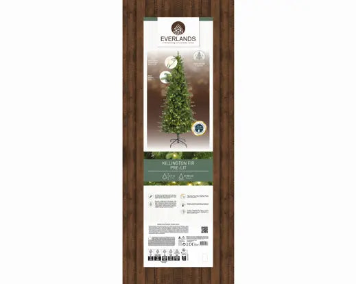 Killington Fir Micro LED Christmas Tree – 7ft (210cm) - Image 6