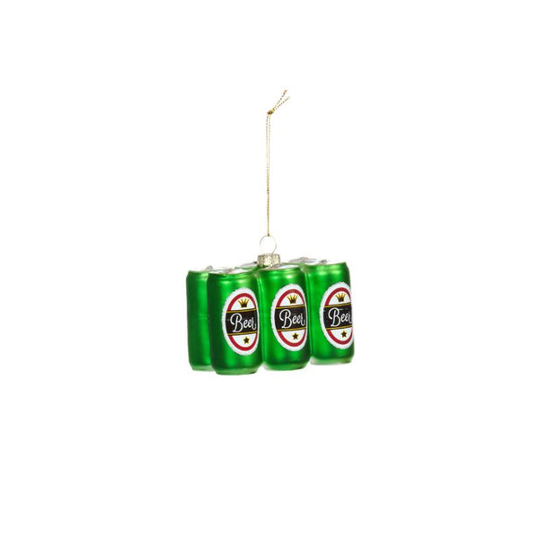 6 Pack Glass Hanging Christmas Decoration