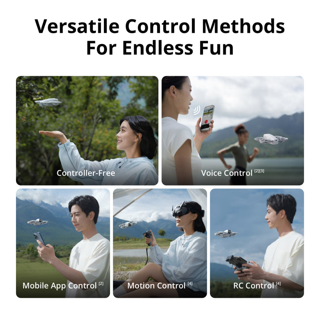 DJI Neo Fly More Combo Kit Compact Drone with accessories, lightweight design - available at Keans Claremorris