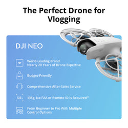 DJI Neo Fly More Combo Kit Compact Drone with accessories, lightweight design – available at Keans Claremorris.