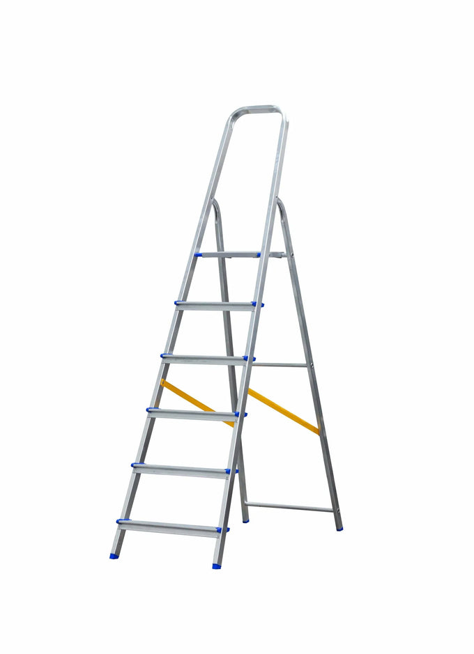 6 Tread Buildworx Aluminium Step Ladder Keans Claremorris