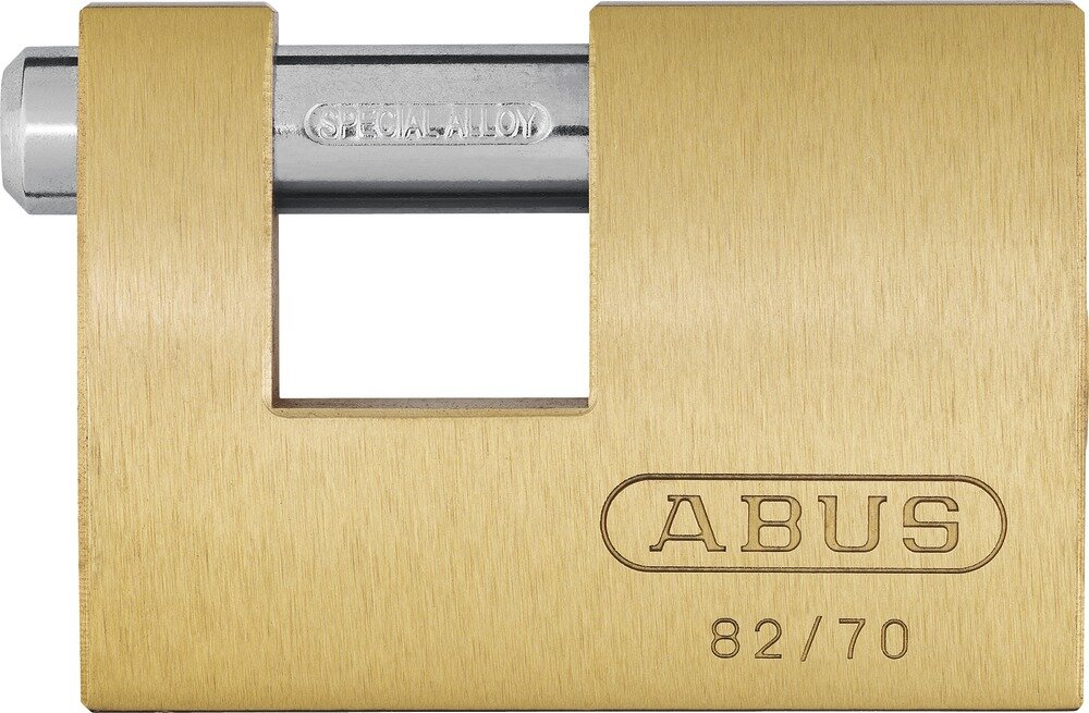 Brass Shutter Lock solid heavy-grade brass with durable latch for secure shutters - Keans Claremorris