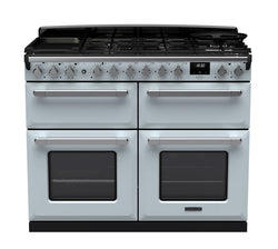 Rangemaster Dual Fuel Estel Deluxe 110cm Slow Cook Oven Chrome Trim