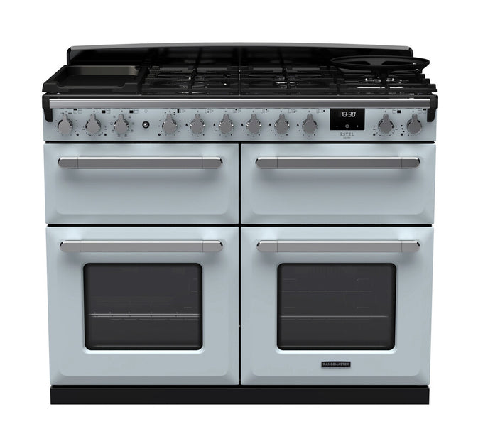 Rangemaster Dual Fuel Estel Deluxe 110cm Slow Cook Oven Chrome Trim - Image 5