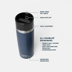Rambler 16oz Travel Bottle Navy