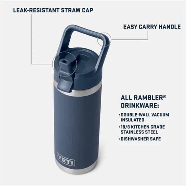 Rambler 18oz Colour Straw Bottle Seafoam - Image 3