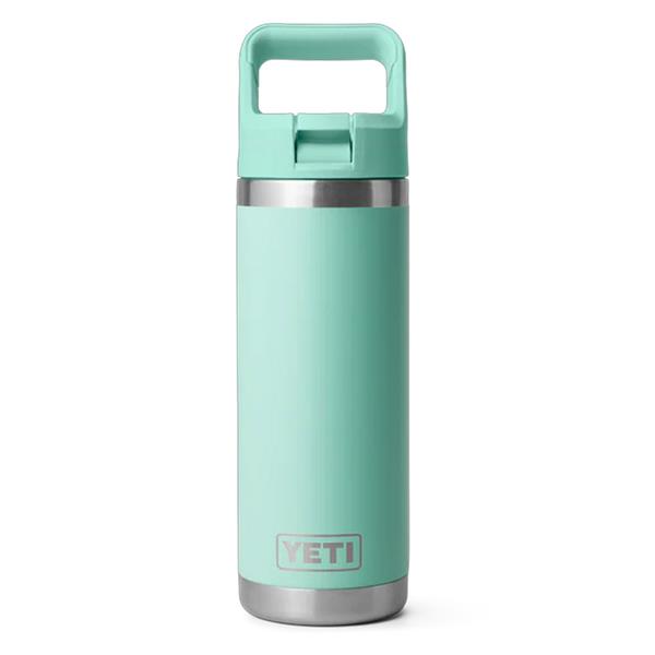 Rambler 18oz Colour Straw Bottle Seafoam