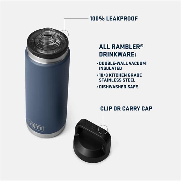 Rambler 26oz Bottle Black - Image 3