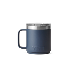 Yeti Rambler 10oz Navy Mug Ceramic Lining MagSlider Lid