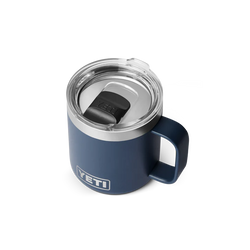 Yeti Rambler 10oz Navy Mug Ceramic Lining MagSlider Lid