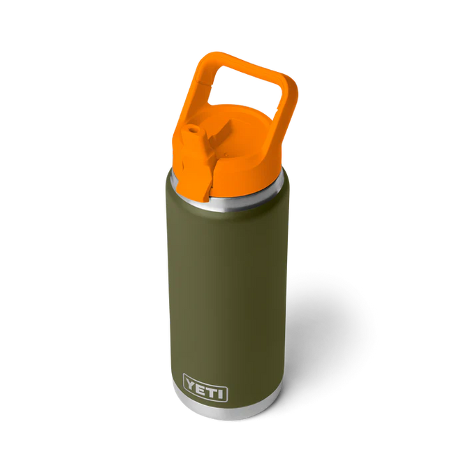 Yeti Rambler 26 Oz Colour Straw Bottle Olive/King Crab - Image 3