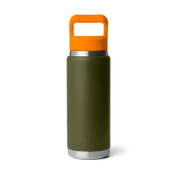 Yeti Rambler 26 Oz Colour Straw Bottle Olive/King Crab