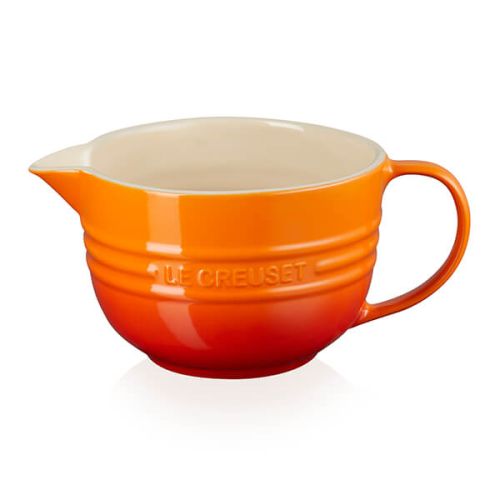 Le Creuset 2L Volcanic Stoneware Mixing Jug with spout and handle, thermoresistant, dishwasher safe – Keans Claremorris