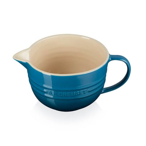 Le Creuset 2 Litre Mixing Jug in Deep Teal – Durable, Stylish Kitchenware | Available at Keans Claremorris