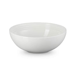 Le Creuset White Stoneware 24cm Serving Bowl, 2.2L, oven and dishwasher safe, durable and scratch resistant – Keans