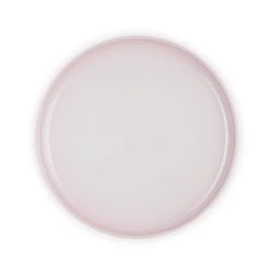 Le Creuset Shell Pink 22cm Stoneware Coupe Side Plate, durable, scratch-resistant, oven and dishwasher safe – Keans