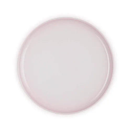 Le Creuset Shell Pink 22cm Stoneware Coupe Side Plate, durable, scratch-resistant, oven and dishwasher safe – Keans