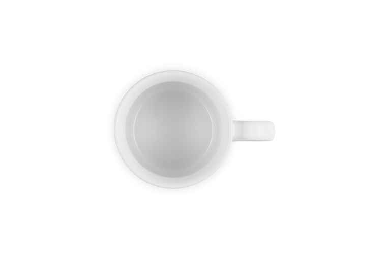 Le Creuset 200ml White Stoneware Cappuccino Mug, durable and stylish, available at Keans Claremorris.