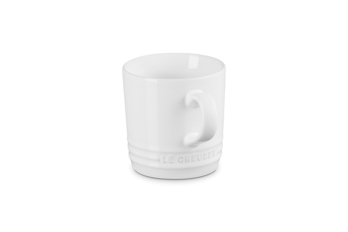 Le Creuset Stoneware Cappuccino Mug 200ml White - Durable, Elegant Coffee Cup | Keans Claremorris